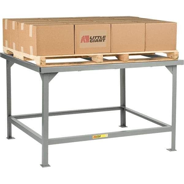 Little Giant - 48 Wide x 48" Deep x 30" High, Steel Workbench - Fixed Legs - Makers Industrial Supply