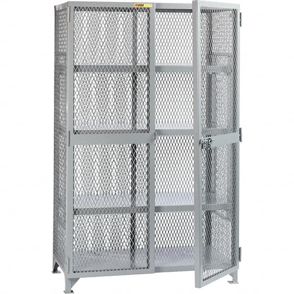 Little Giant - 3 Shelf Storage Cabinet - Steel, 49" Wide x 27" Deep x 78" High - Makers Industrial Supply