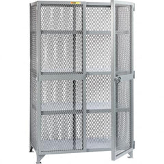 Little Giant - 3 Shelf Storage Cabinet - Steel, 61" Wide x 39" Deep x 78" High - Makers Industrial Supply