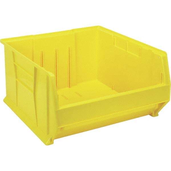 Quantum Storage - 225 Lb Load Capacity Yellow Polypropylene Tote Container - Stacking, 12" Long x 22-1/2" Wide x 23.9" High - Makers Industrial Supply