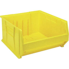 Quantum Storage - 225 Lb Load Capacity Yellow Polypropylene Tote Container - Stacking, 12" Long x 22-1/2" Wide x 23.9" High - Makers Industrial Supply