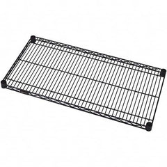 Quantum Storage - 1 Shelf Wire Shelving Unit - 12" Wide x 48" Deep x 1" High, - Makers Industrial Supply