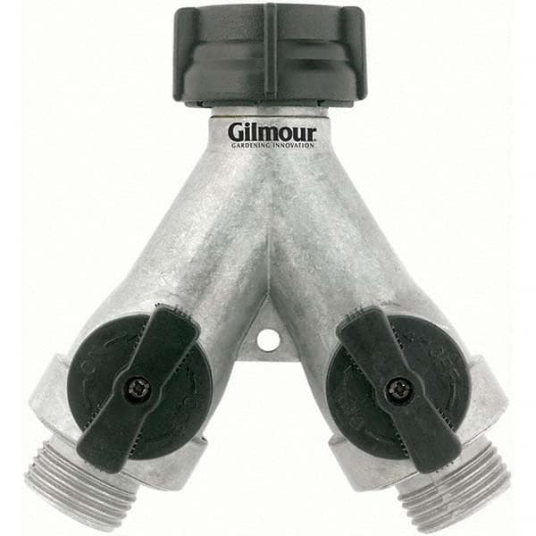 Gilmour - Garden Hose Fittings & Repair Kits Type: Shut-Off Valve Connector Type: Male; Female - Makers Industrial Supply