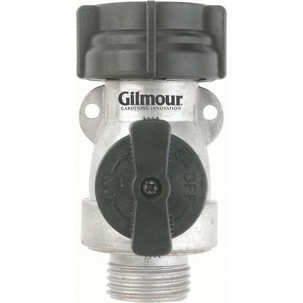 Gilmour - Garden Hose Fittings & Repair Kits Type: Shut-Off Valve Connector Type: Male; Female - Makers Industrial Supply