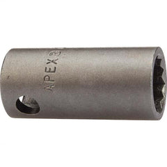 Apex - Impact Sockets Drive Size (Inch): 3/8 Size (mm): 9.0 - Makers Industrial Supply