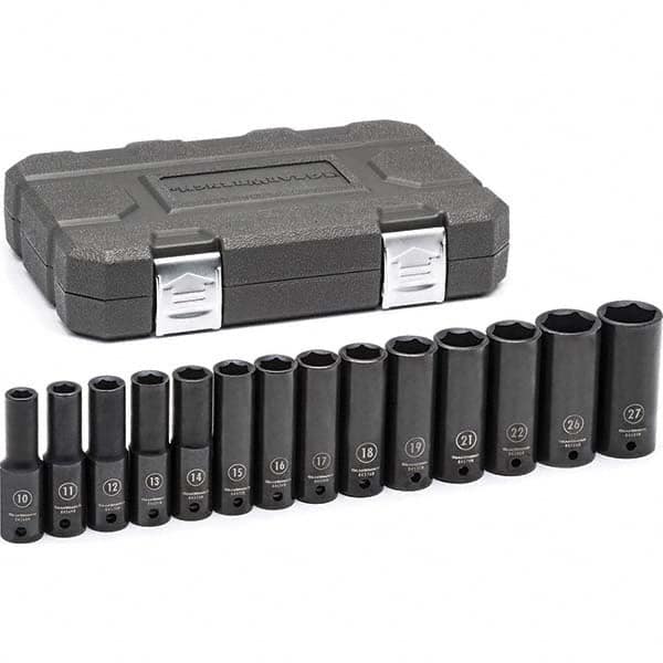 GEARWRENCH - Socket Sets Measurement Type: Metric Drive Size: 1/2 - Makers Industrial Supply