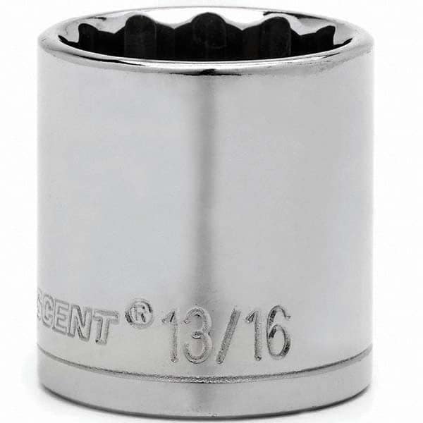 Hand Socket: 1″ Socket, 12-Point Polished