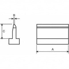 Weller - Soldering Iron Tips; Type: Blade Tip ; For Use With: WP120; WP120IG; WP80; WP801G; WSP80; WXP120 - Exact Industrial Supply