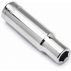 Deep Hand Socket: 1/2″ Drive, 7/16″ Socket, 6-Point Polished