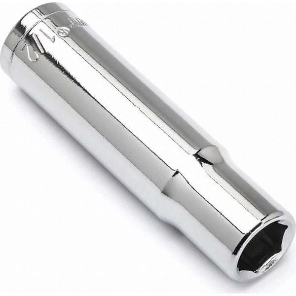 Deep Hand Socket: 1/2″ Socket, 6-Point Polished