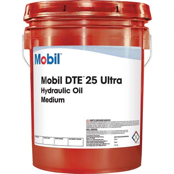 Mobil - 5 Gal Pail Mineral Hydraulic Oil - Makers Industrial Supply