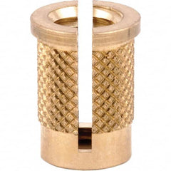 E-Z LOK - Press Fit Threaded Inserts Type: Flanged For Material Type: Plastic - Makers Industrial Supply