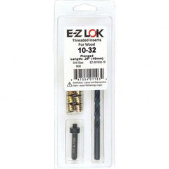 E-Z LOK - Thread Repair Kits Insert Thread Size (Inch): #10-32 Includes Drill: Yes - Makers Industrial Supply