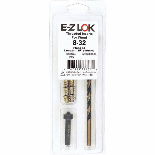 E-Z LOK - Thread Repair Kits Insert Thread Size (Inch): #8-32 Includes Drill: Yes - Makers Industrial Supply