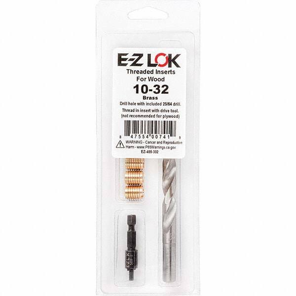 E-Z LOK - Thread Repair Kits Insert Thread Size (Inch): #10-32 Includes Drill: Yes - Makers Industrial Supply