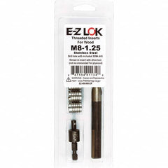 E-Z LOK - Thread Repair Kits Insert Thread Size (mm): M8x1.25 Includes Drill: Yes - Makers Industrial Supply