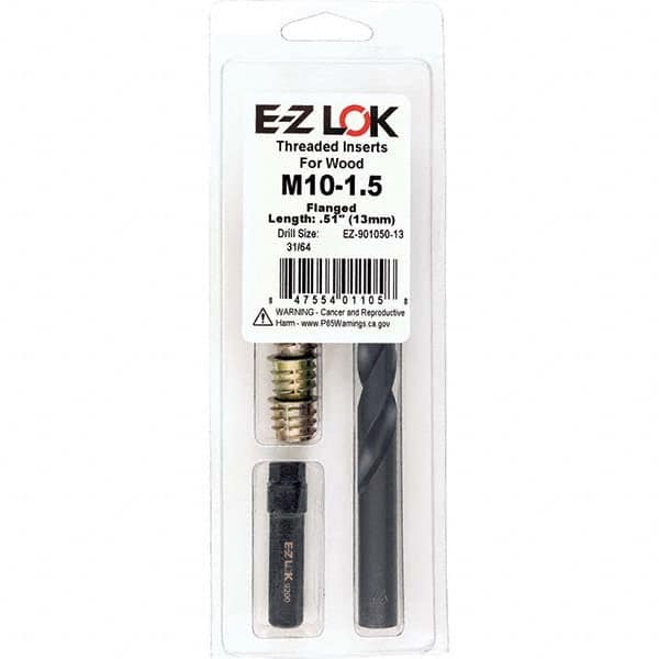 E-Z LOK - Thread Repair Kits Insert Thread Size (mm): M10x1.50 Includes Drill: Yes - Makers Industrial Supply