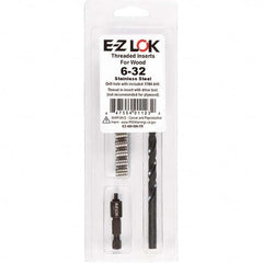 E-Z LOK - Thread Repair Kits Insert Thread Size (Inch): #6-32 Includes Drill: Yes - Makers Industrial Supply