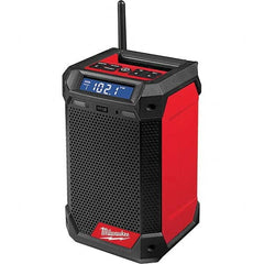 Milwaukee Tool - Job Site Radios Type: Worksite Radio & Charger Height (Decimal Inch): 9.2100 - Makers Industrial Supply