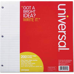 UNIVERSAL - Note Pads, Writing Pads & Notebooks Writing Pads & Notebook Type: Filler Paper Size: 8 x 10-1/2 - Makers Industrial Supply