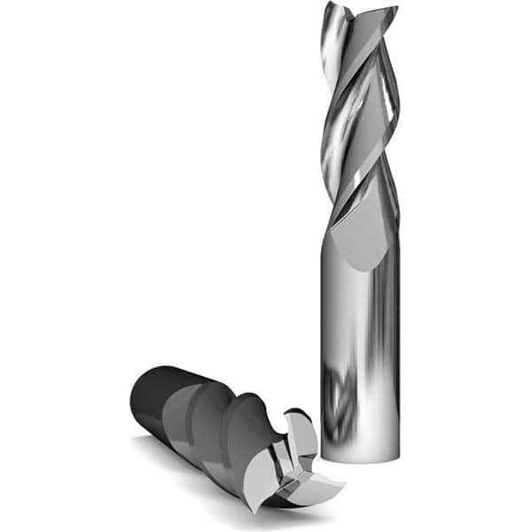 GWS - Square End Mills Mill Diameter (Inch): 0.25 Mill Diameter (Decimal Inch): 0.2500 - Makers Industrial Supply