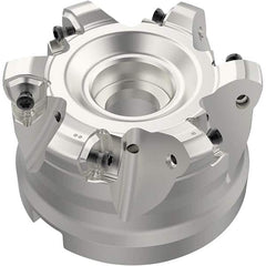 Seco - Indexable High-Feed Face Mills Cutting Diameter (Inch): 3.307 Cutting Diameter (mm): 84.00 - Makers Industrial Supply