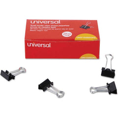 UNIVERSAL - Binder Clips Width (Inch): 0.75 Binder Type: Binder Clip - Makers Industrial Supply