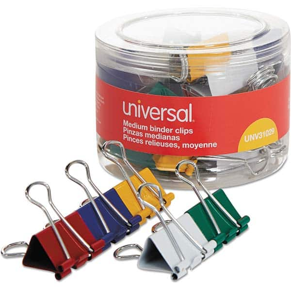 UNIVERSAL - Binder Clips Width (Inch): 1.25 Binder Type: Binder Clip - Makers Industrial Supply