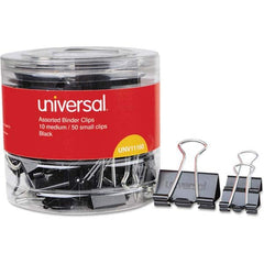 UNIVERSAL - Binder Clips Binder Type: Binder Clip Capacity (Inch): 0.63 - Makers Industrial Supply