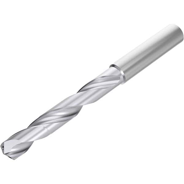 Jobber Length Drill Bit: 0.313″ Dia, 140 °, Solid Carbide TiAlN Finish, Right Hand Cut, Spiral Flute, Straight-Cylindrical Shank