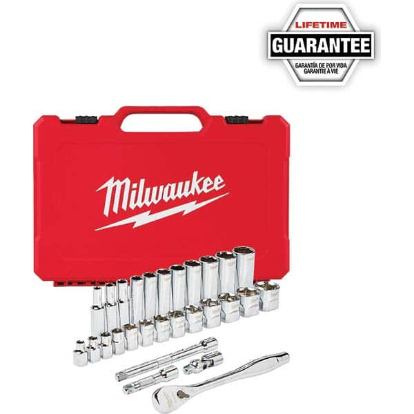 Milwaukee Tool - Combination Hand Tool Sets Tool Type: Mechanic's Tool Set Number of Pieces: 28.000 - Makers Industrial Supply