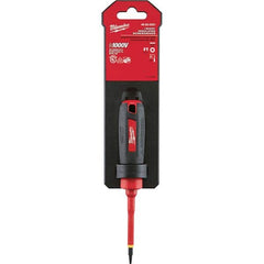 Milwaukee Tool - Precision & Specialty Screwdrivers Type: Screwdriver Overall Length Range: 7" - 9.9" - Makers Industrial Supply