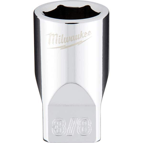 Milwaukee Tool - Hand Sockets Drive Size (Inch): 1/4 Size (Inch): 3/8 - Makers Industrial Supply