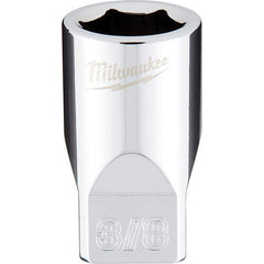 Milwaukee Tool - Hand Sockets Drive Size (Inch): 1/4 Size (Inch): 3/8 - Makers Industrial Supply