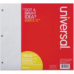 UNIVERSAL - Note Pads, Writing Pads & Notebooks Color: White - Makers Industrial Supply