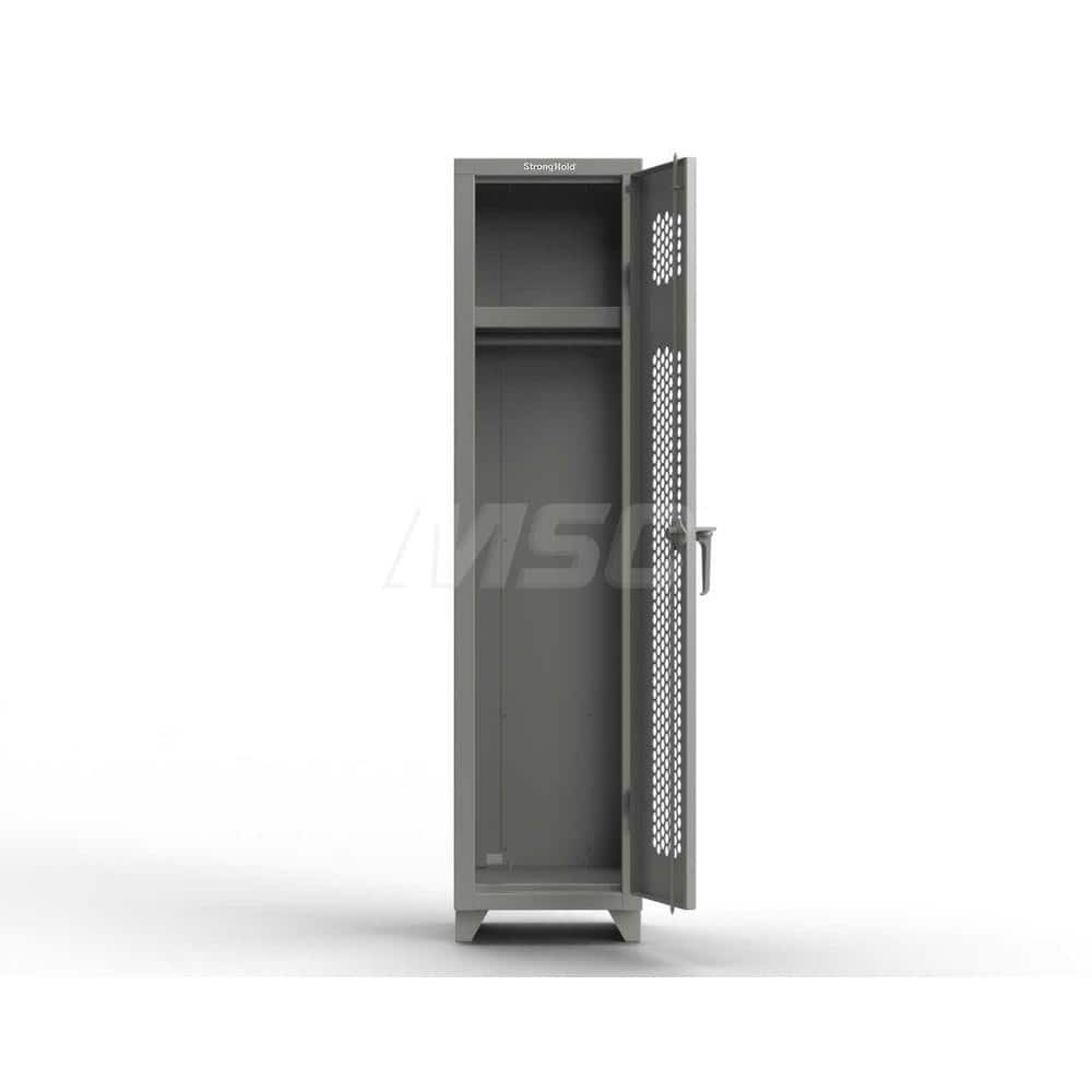 Locker: 18″ Wide, 18″ Deep, 75″ High Dusty Gray, 14-Gauge Steel