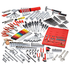 Combination Hand Tool Sets; Set Type: Master Tool Set; Container Type: Chest; Measurement Type: Inch; Container Material: Aluminum; Drive Size: 1/4; 3/8; Insulated: No; Case Type: Top Chest