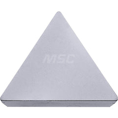 Kyocera TPM 322 TN100M Grade Uncoated Cermet, 11 Degree Triangle, Positive Rake Angle, Neutral Milling Insert for Finishing in (P) Free-Cutting Steel, (P) Carbon/Alloy Steel, (P) Mold Steel