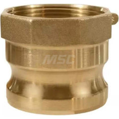 A Type Quick Coupling: 1-1/4″ Hose ID, 1-1/4″ Part A, Brass