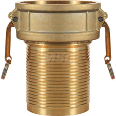 C Type Quick Coupling: 3/4″ Hose ID, 3/4″ Part C, Brass