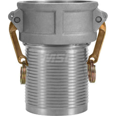 C Type Quick Coupling: 1-1/4″ Hose ID, 1-1/4″ Part C, Aluminum