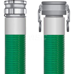 Liquid Suction & Discharge Hose; Inside Diameter (Inch): 3; Length (Feet): 10; Outside Diameter (Decimal Inch): 3.4600; Material: PVC; Working Pressure (psi): 55.000; Vacuum Rating: 29 In. Hg; Color: Green; Minimum Temperature (F): -23.000; Maximum Temper