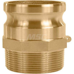 F Type Quick Coupling: 1-1/2″ Hose ID, 1-1/2″ Part F, Brass