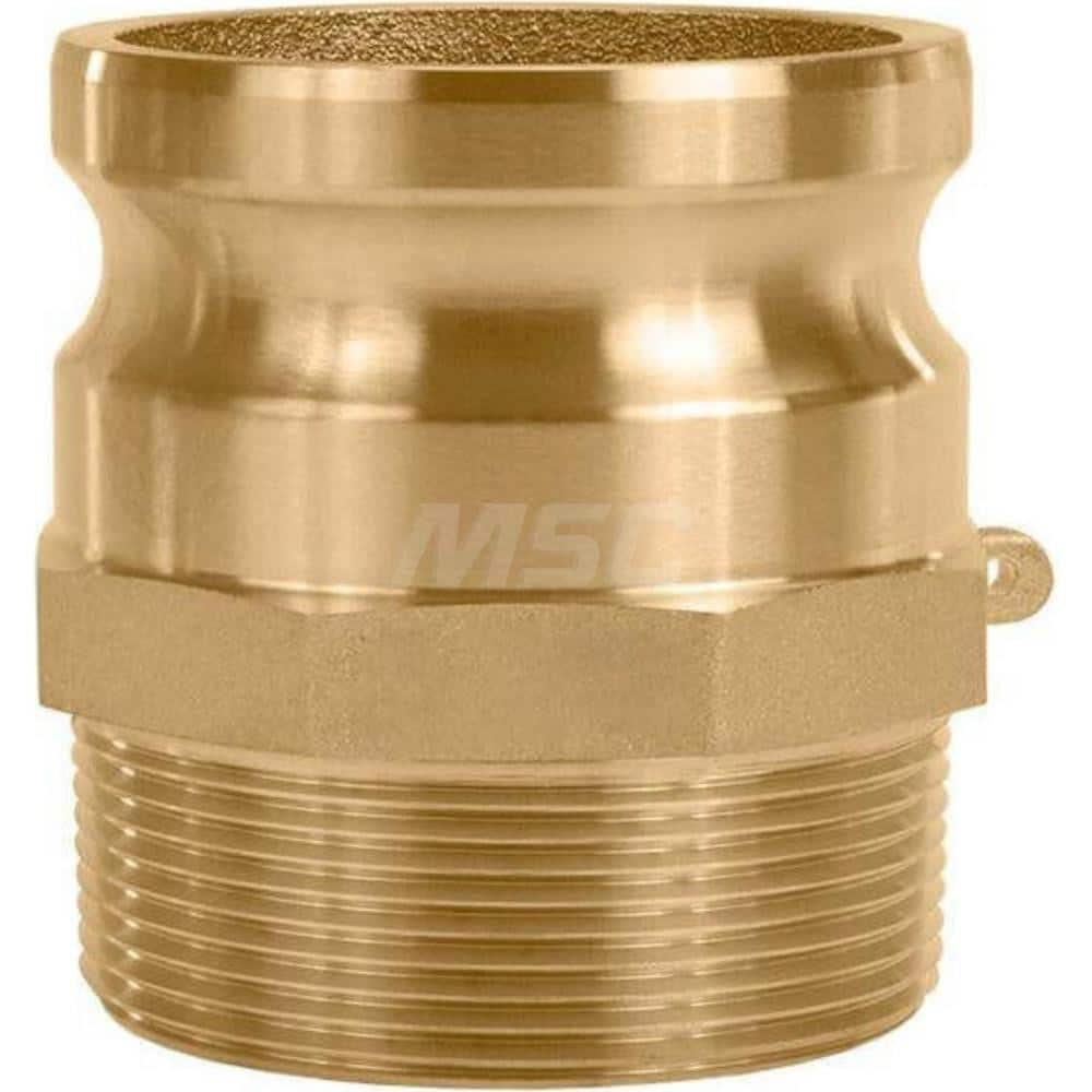 F Type Quick Coupling: 3/4″ Hose ID, 3/4″ Part F, Brass