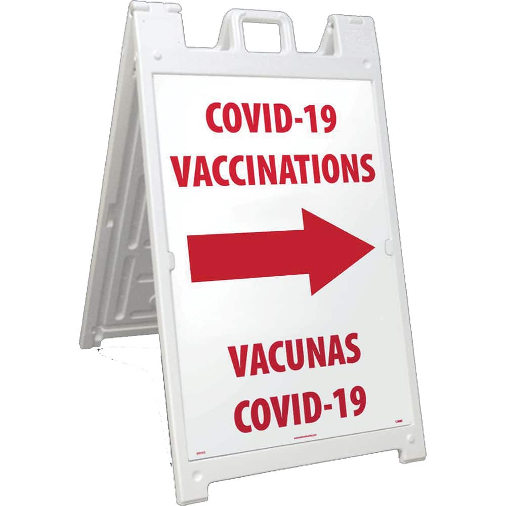 NMC - Safety Signs Message Type: COVID-19 Message or Graphic: Message & Graphic - Makers Industrial Supply