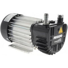 Thomas - Rotary Vane-Type Vacuum Pumps Voltage: 115 VAC Length (Decimal Inch): 10.3900 - Makers Industrial Supply