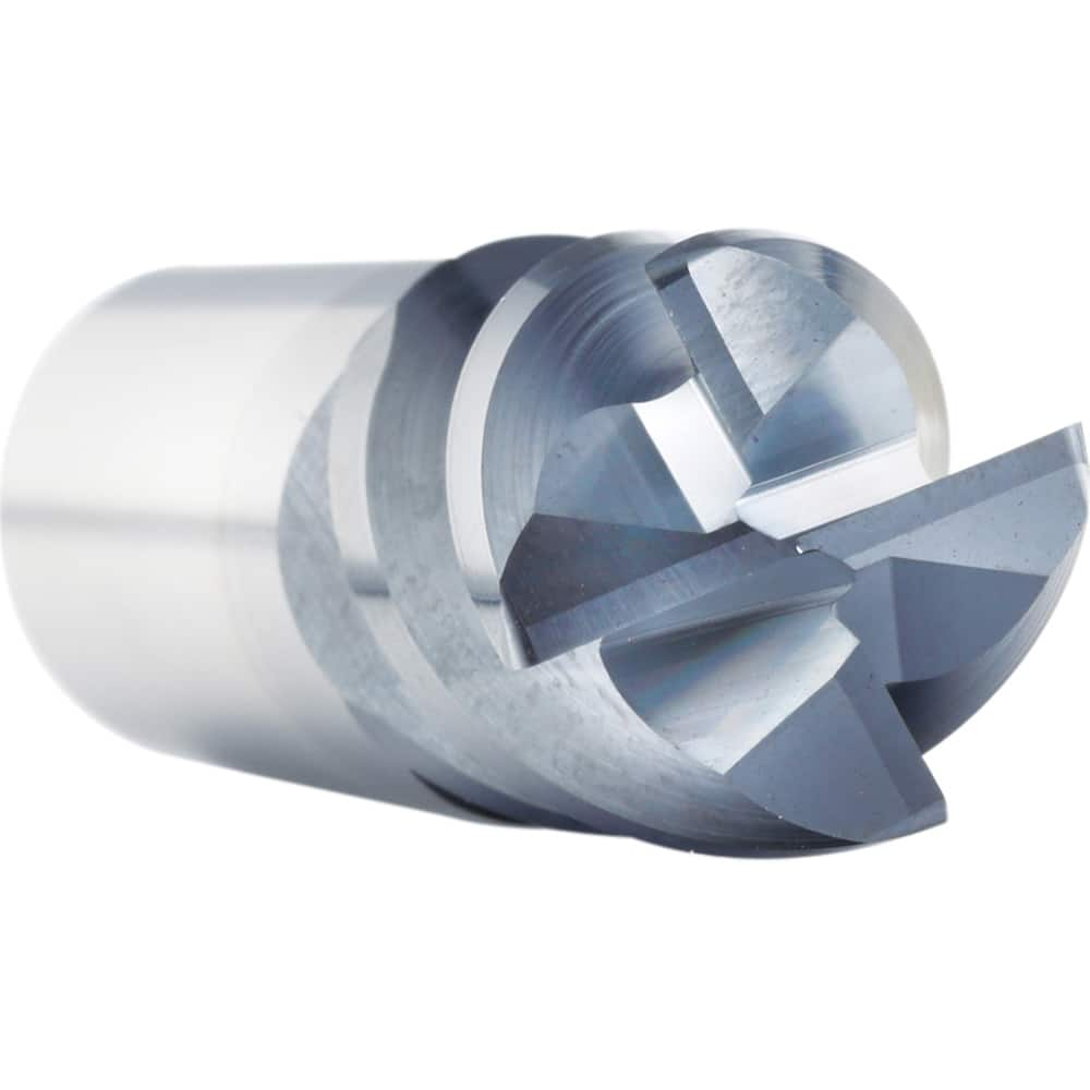 Corner Radius End Mill Head: 3/16″ Dia, 3/4″ LOC, 4 Flutes Solid Carbide, AlTiN Coated, Series XP-NB