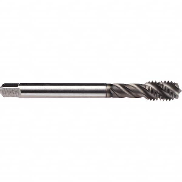 Spiral Flute Tap: 1-3/4-5, UNC, 6 Flute, Modified Bottoming, 2B Class of Fit, Cobalt, GLT-1 Finish 1.772″ Thread Length, 8.661″ OAL, Right Hand Flute, Right Hand Thread, H9, Series CU50C400