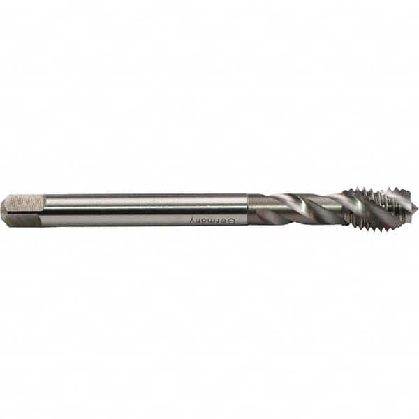 Spiral Flute Tap: M11 x 1.00, MF, Modified Bottoming, 6H Class of Fit, Cobalt, Bright/Uncoated Right Hand Flute, Right Hand Thread, D5, Series C0503000