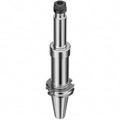 Collet Chuck: 2 to 20 mm Capacity, ER Collet, Taper Shank 14″ Projection, 0.0001″ TIR, Balanced to 5,000 RPM, Through Coolant